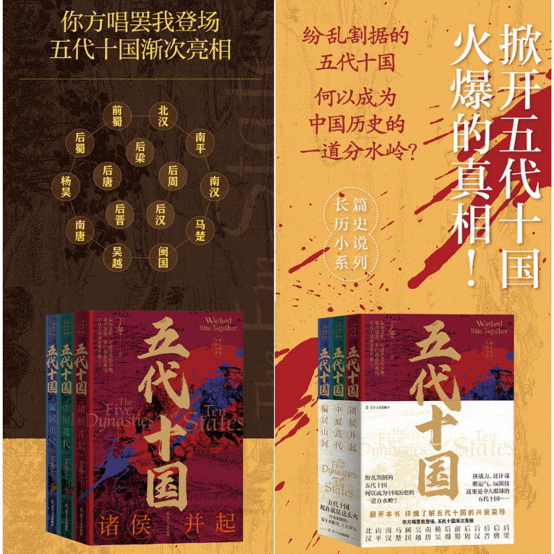 五代十國：【諸侯並起+中原反覆運算+偏居山河】